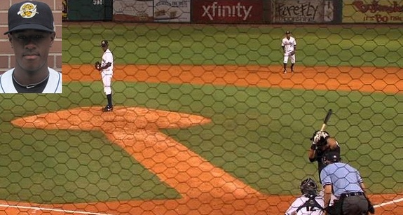 Not many photos of Mr. Severino out there. (ABC News 4 Charleston and MiLB.com)