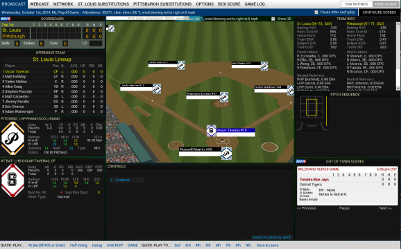 OOTP 15 3D play