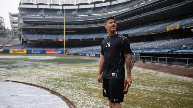 Bleeding Yankee Blue: COULDN'T BE HAPPIER FOR GLEYBER TORRES