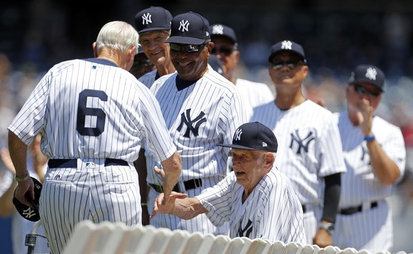 Bombers' Blast: Mingling with legends at Yankees Old Timers Day