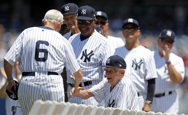 Yankee Old Timers Day - color by Carl