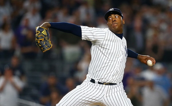 Aroldis Chapman's latest knee flare up means it's probably time to put him  on the disabled list - River Avenue Blues