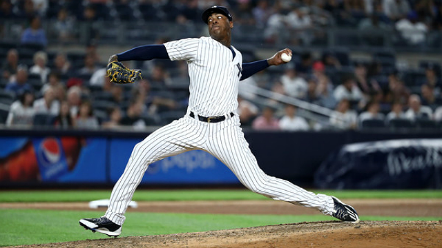 Aroldis Chapman and the improvement in his seldom-used slider - River  Avenue Blues