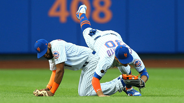 New York Yankees' Giancarlo Stanton and Mets' AJ Ramos Might