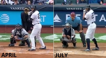 Has Giancarlo Stanton finally found a comfy stance? (Evolution: 2010-Now.)  : r/baseball