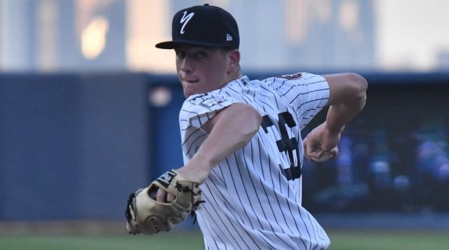 Tanner Myatt #25, Pitcher, Game Worn & Signed NY Black Yankees