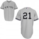 Paul O’Neill Authentic Jersey, Road Gray